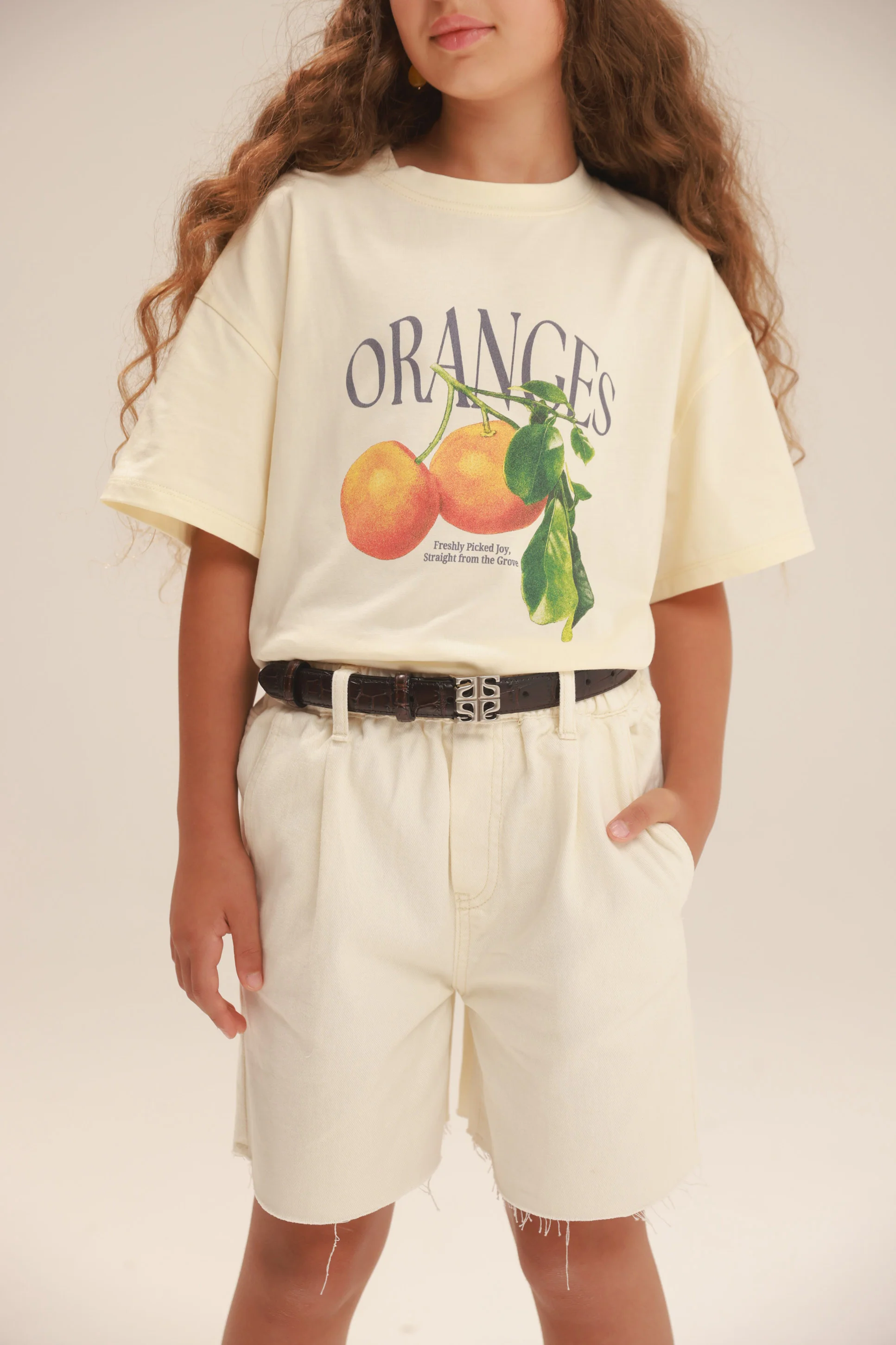חגורת היילי חום כהה אבזם כסף - Image 2