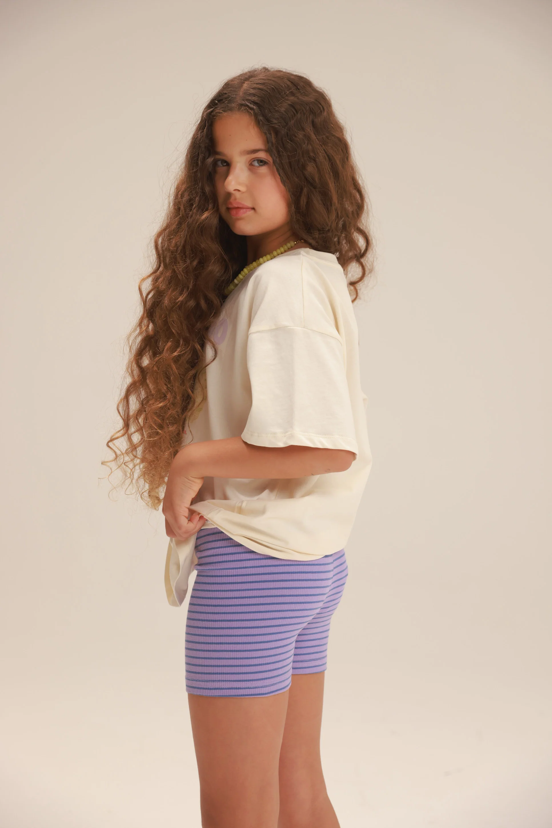 חליפת פלרמו שמנת/סגול - Image 4